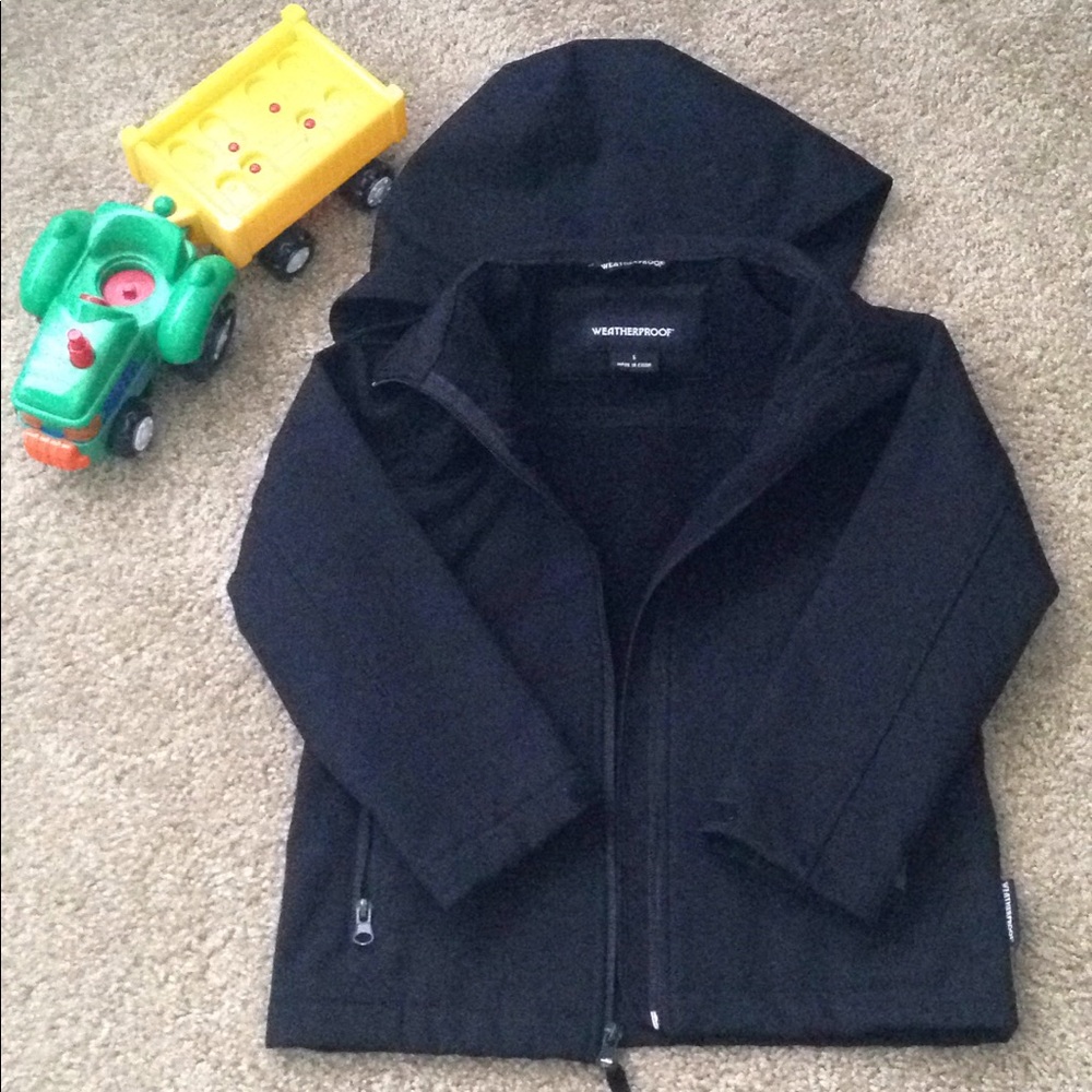 Weatherproof- Boy's hooded jacket size 6 .